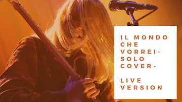 Vasco rossi-il mondo che vorrei Guitar solo cover (Stef Burns live Version)