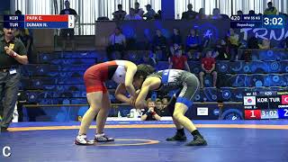 Repechage WW - 55 kg: E. PARK (KOR) v. N. DUMAN (TUR)