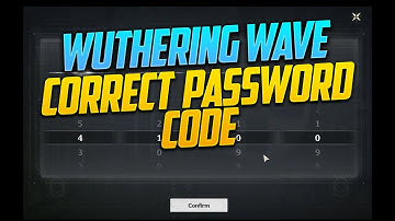 Wuthering Wave - Solitary Path Quest - Enter the correct password Puzzle