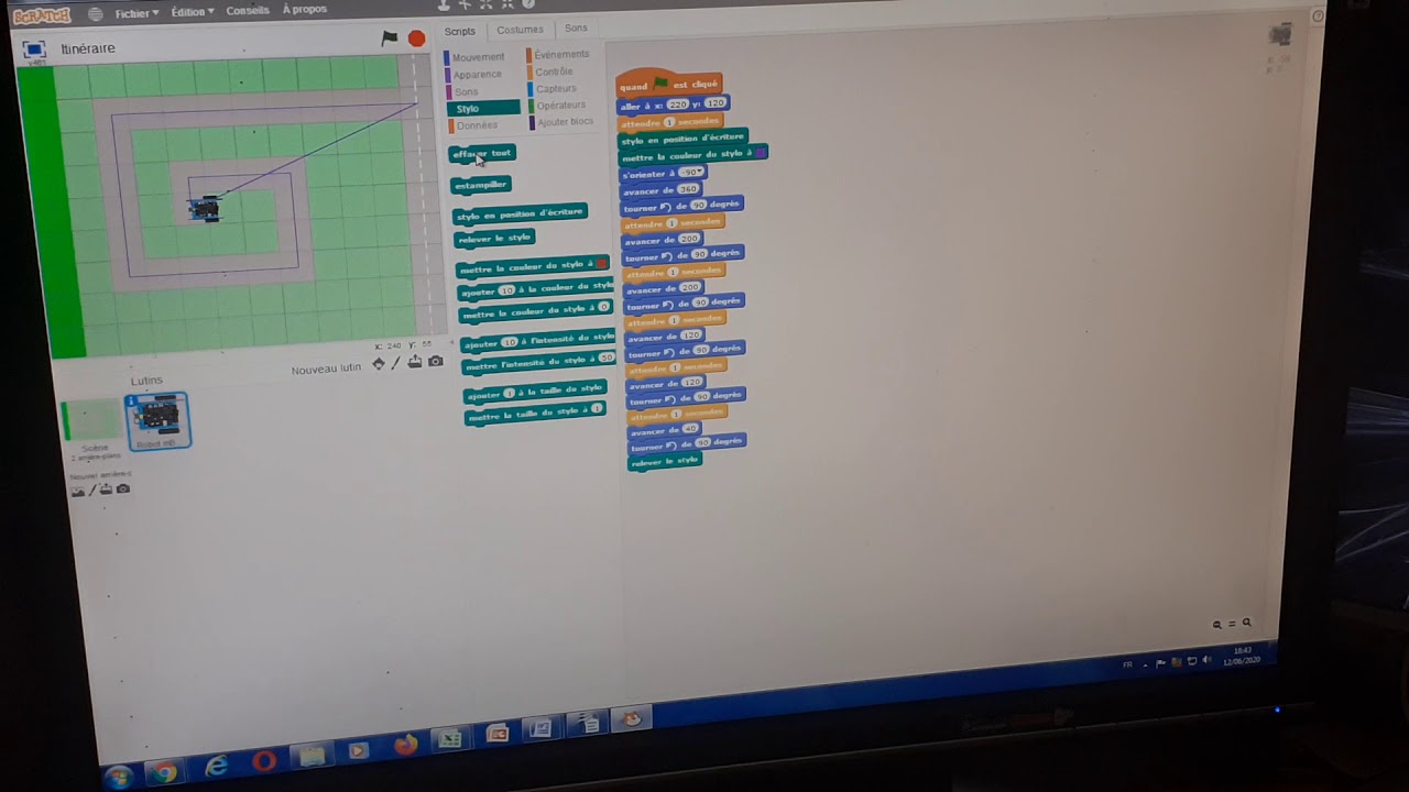 Utilisation de Scratch 2 - YouTube