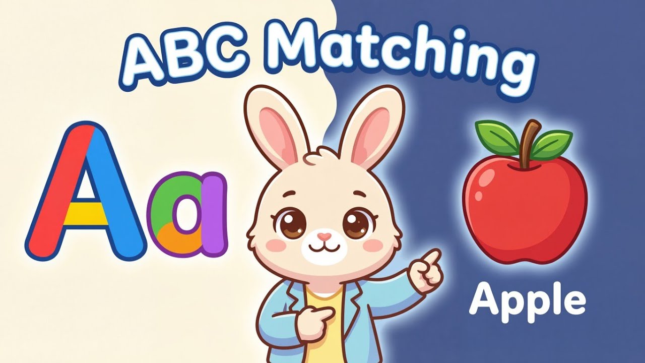 ABC Matching Letters & Shapes | A for Apple | Learn Alphabet for Kids|Learner TV
