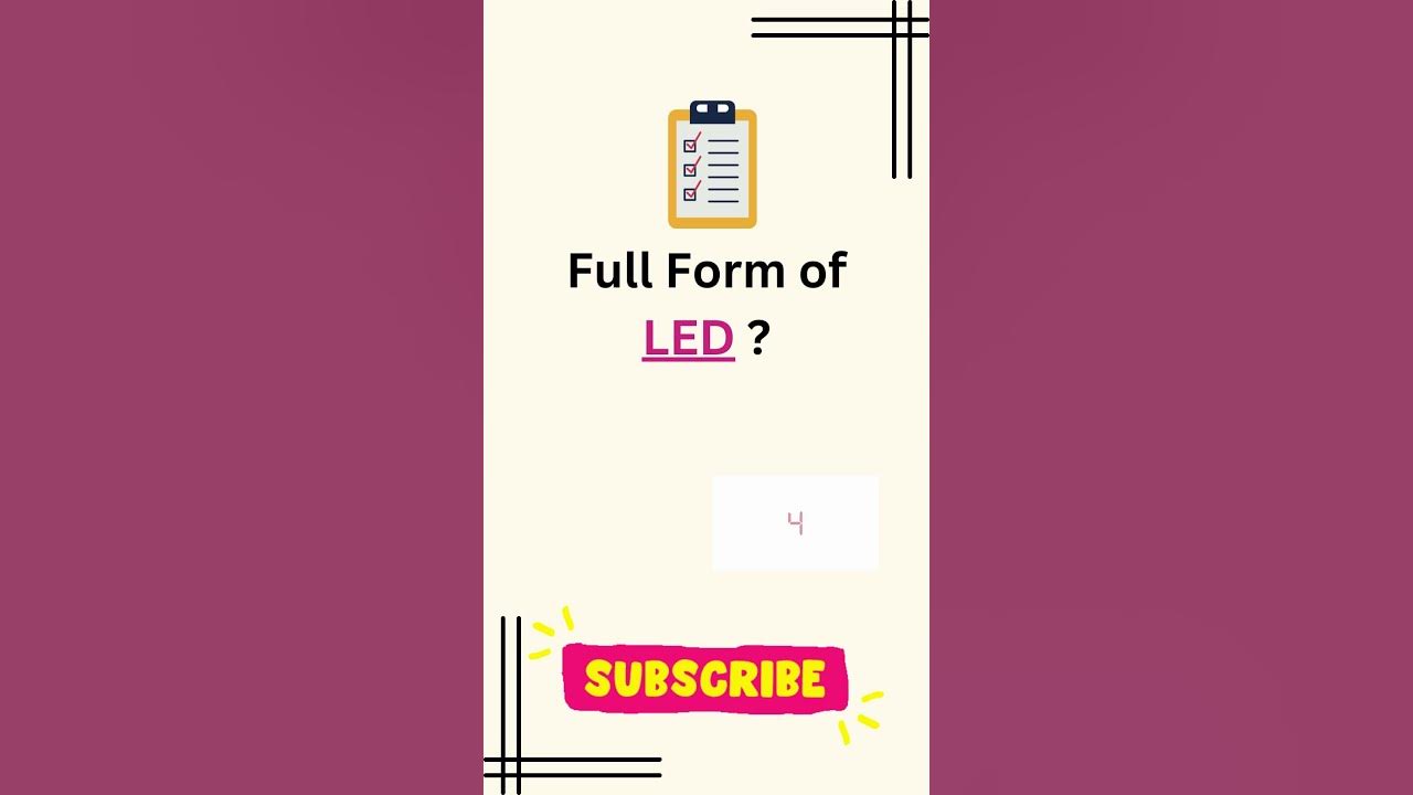 Full Form Of LED LED Ka Full Form Light Emitting Diode YouTube full-form-of-led-led-ka-full-form-light-emitting-diode-youtube