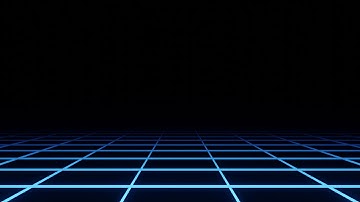 Synthwave Grid Background Video, Blue Neon Retro 80s Loop Motion Background | Free Stock Footage