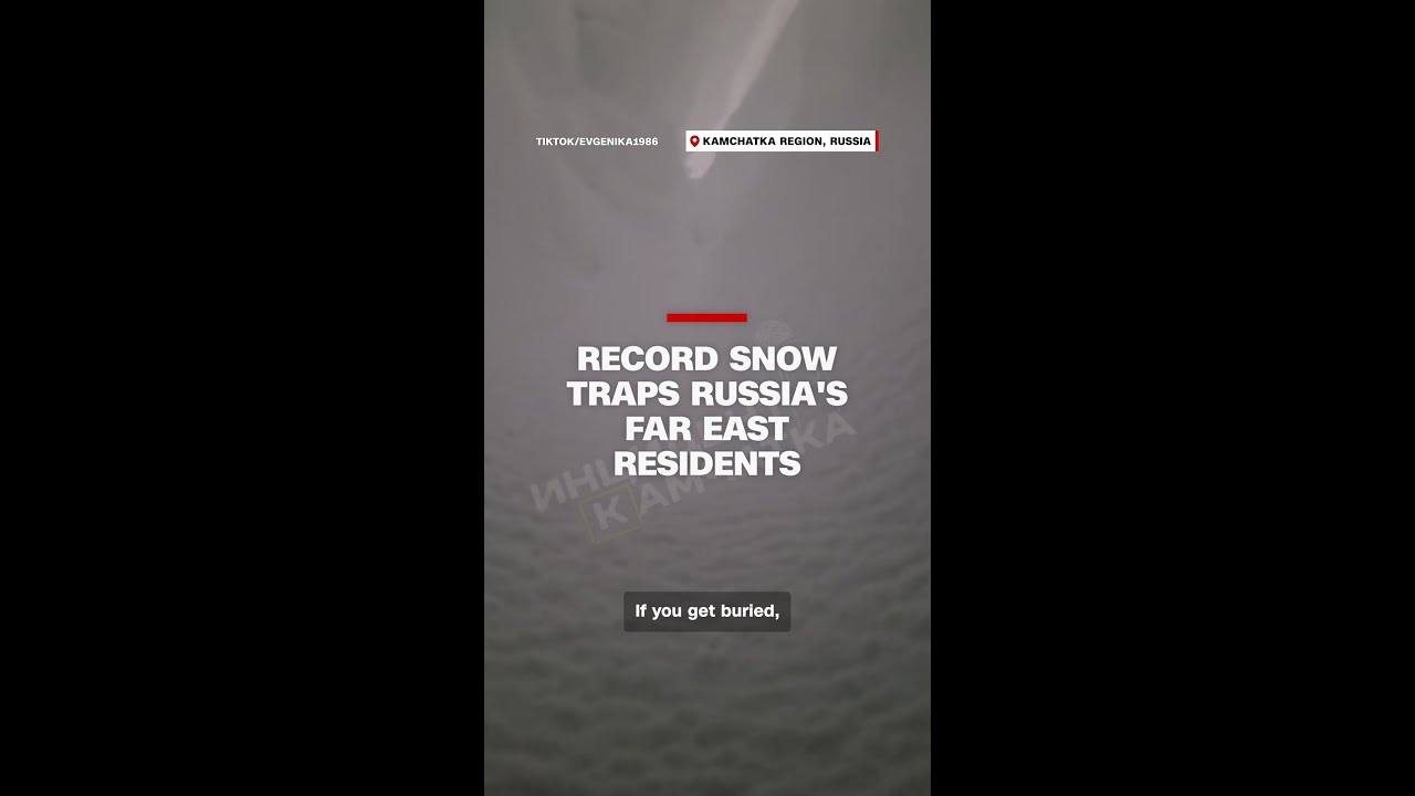 Record snow traps Russia&rsquo;s far east residents
