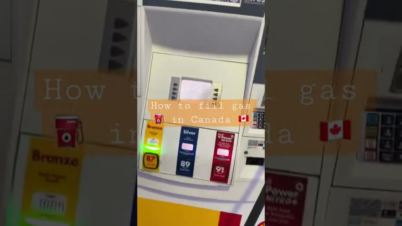 Filling gas in Canada