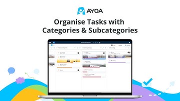Organise tasks with Categories & Subcategories