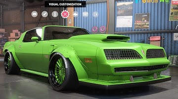 Need For Speed: Payback - Pontiac Firebird Trans Am - Customize | Tuning Car (PC HD) [1080p60FPS]
