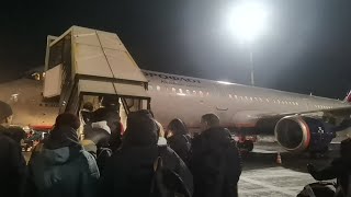 Moscow - Murmansk Aeroflot SU-1326 Airbus A321