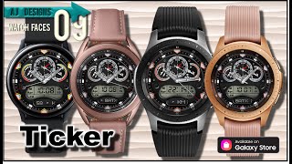 Galaxy Watch - AJ Designs - Ticker