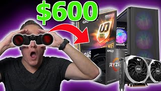 Build a $600 Gaming PC in 2024! -- Parts Hunting for the Best Hardware!