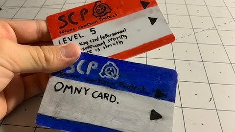 How to make a SCP Key Card