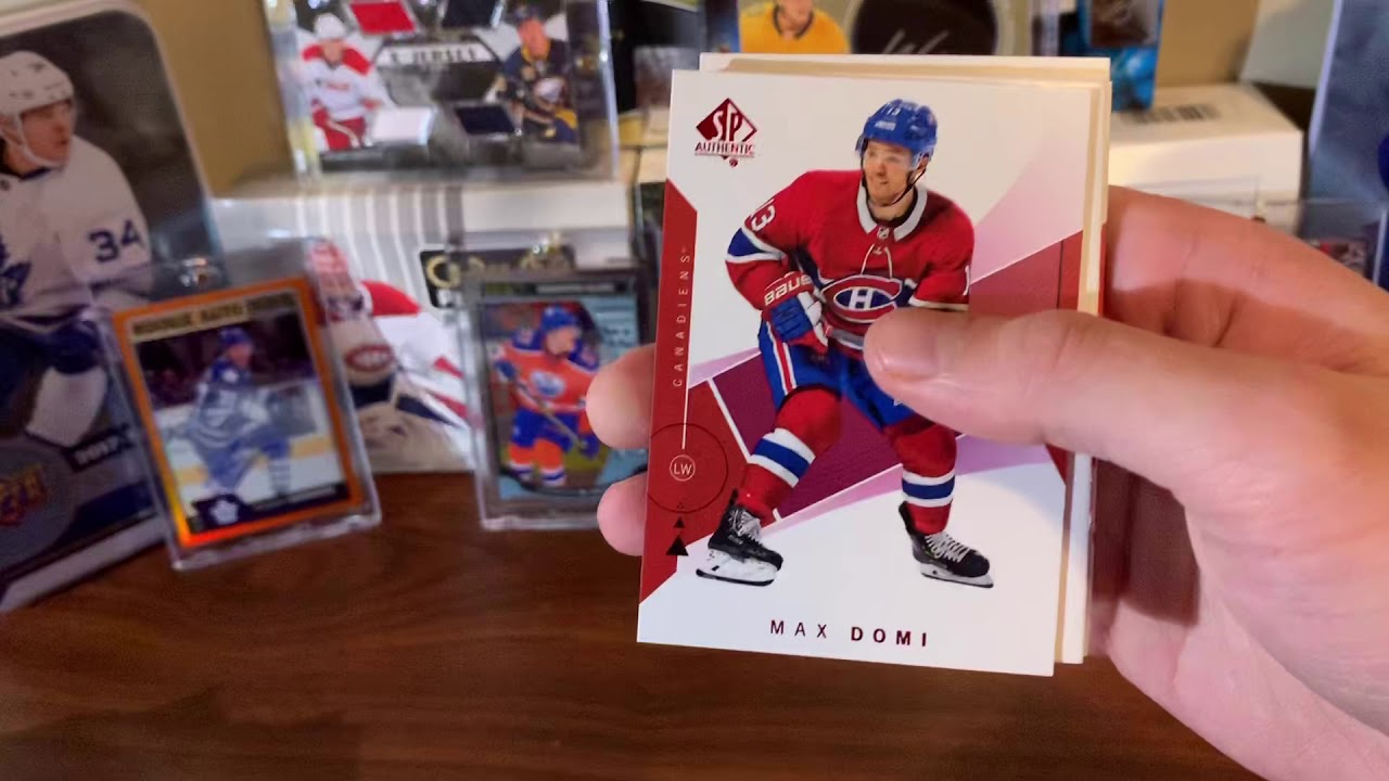 UNREAL BOX!! 201819 SP Authentic Box Break Hockey Card Opening YouTube