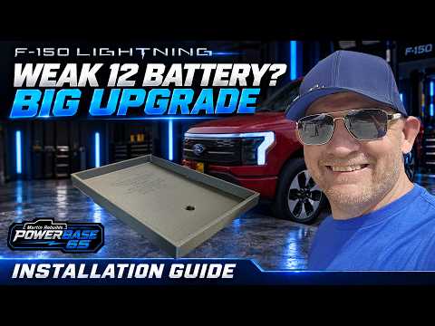 Big 12V Battery Upgrade for the F-150 Lightning | PowerBase65