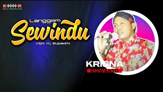 LANGGAM SEWINDU- HJ. SUPADMI || COVER KRISNA RISWANTO @krisnariswanto​