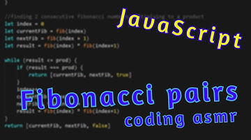 ASMR Coding | solving another Fibonacci problem with JavaScript with whispers / keyboard sounds