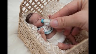 Miniature Silicone Reborn Baby 'Tiny Timmy'