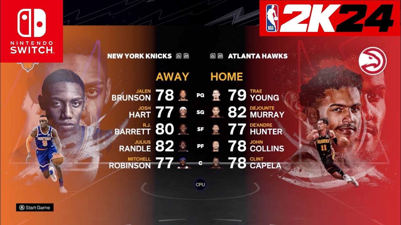 NBA 2k24 Nintendo Switch Full Gameplay - YouTube