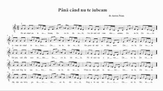 Anton Pann - Pana cand nu te iubeam chords