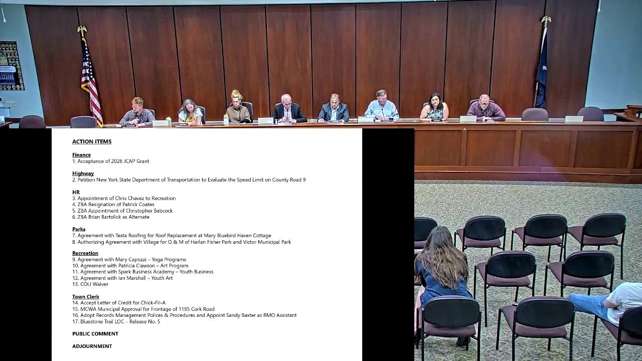 Town Board Meeting 4/13/2026