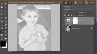 Digital Scrapbooking Tutorial - Soft Black and White Photos screenshot 4