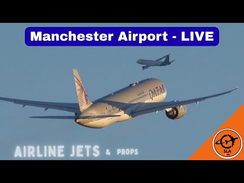 Plane spotting - LIVE ! | Tue 14th October | #Manchester Airport
