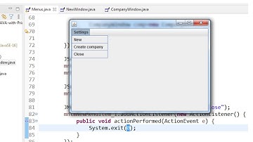 menu and menu item eclipse malayalam | malayalam | Code eureka