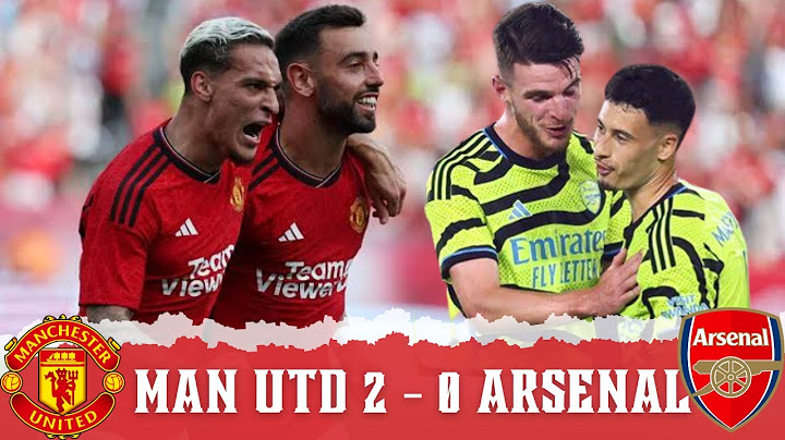 MANCHESTER UNITED VS ARSENAL 2-0 | FRIENDLY MATCH HIGHLIGHTS