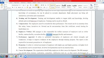 Human Resource Management -  MODULE I CONCEPTS (TYBCOM SEM VI)