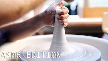 Throwing a Trio of Porcelain Bud Vases — ASMR Edition