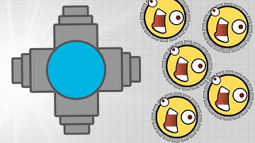 NO #1 PLAYER AS MAX LEVEL NEW "X HUNTER" CLASS - Diep.io MotherShip/Domination/FFA Gameplay!