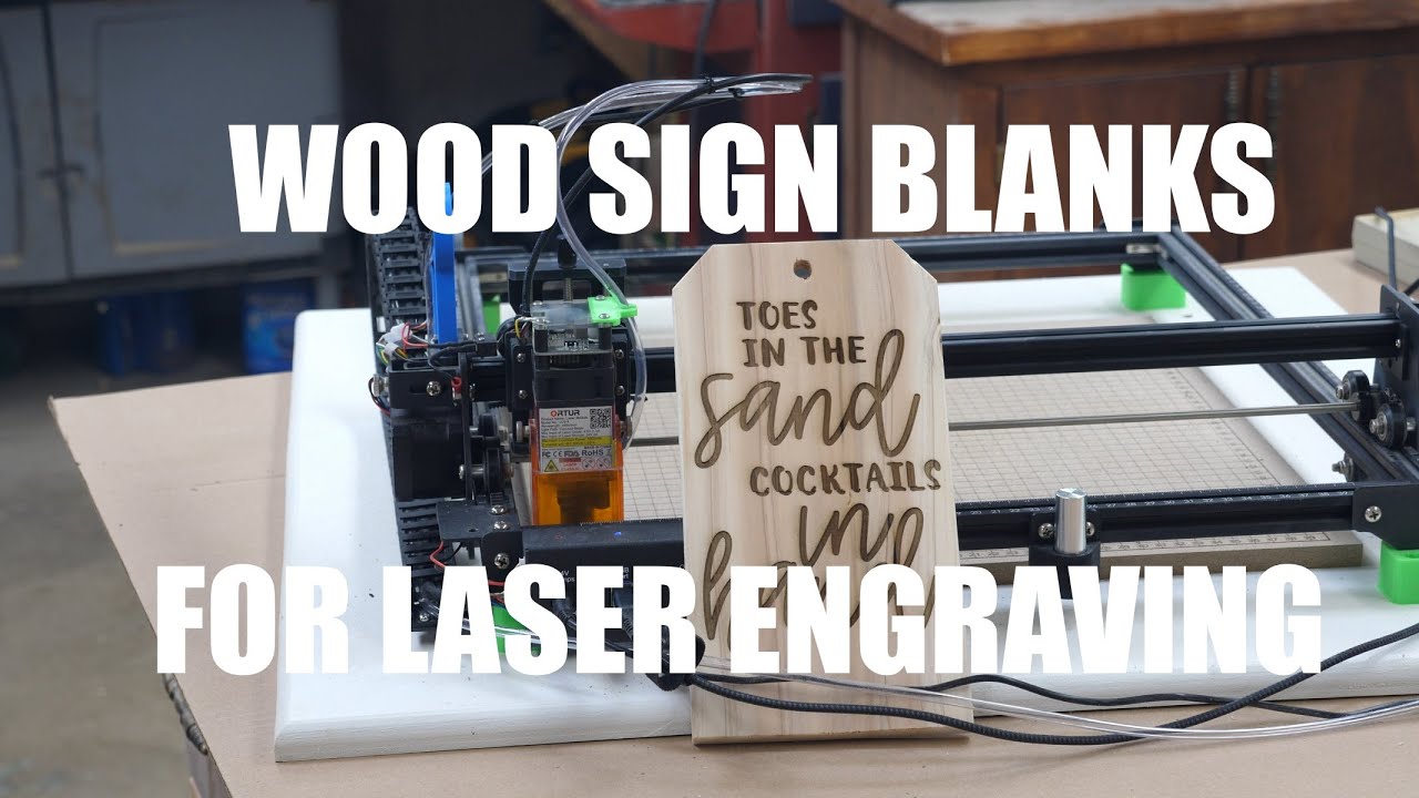 Making Wood Sign Blanks For Laser Engraving 