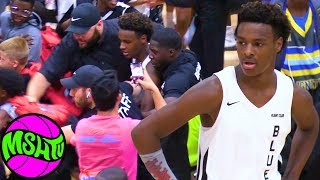 Bronny Blue Chips BUZZER BEATER at Balling on the Beach 2019