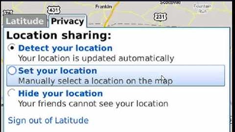 How to use Google Latitude on your BlackBerry