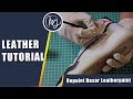 Tutorial dasar untuk bahan kulit / leather