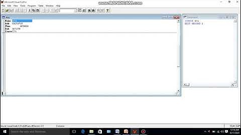 VISUAL FOXPRO PART- 3 (EDIT, DELETE, PACK COMMAND)