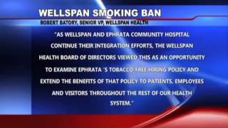 WellSpan Ephrata Commuinty Hospital Tobacco-free Hiring Policy