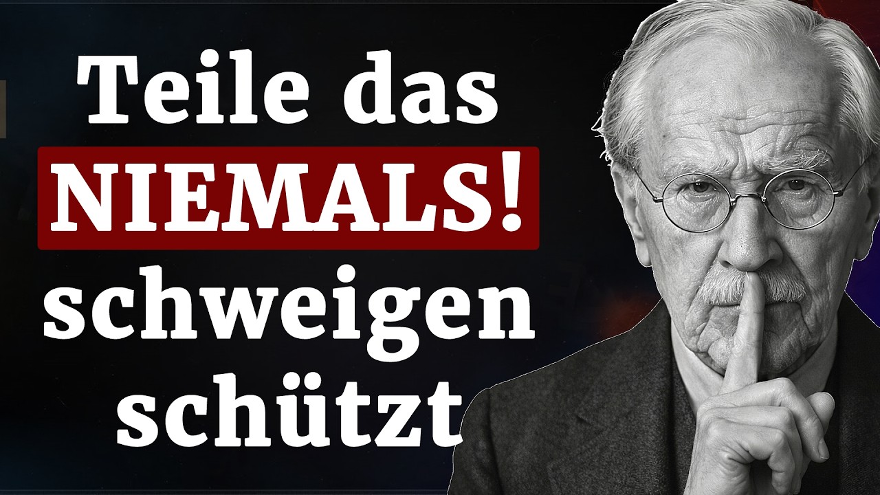Je mehr du erwachst, desto weniger kannst du diese 5 Dinge irgendjemandem preisgeben – Carl Jungs..