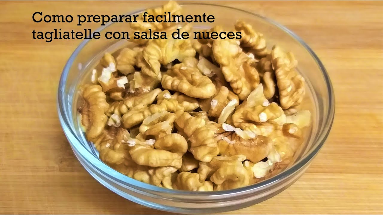 como preparar facilmente pasta con salsa de nueces receta facil y rapida