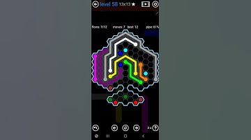 How To Solve Flow Free Party Pack Level 58 13x13 Hexes Board Walk Through Solution Walkthrough