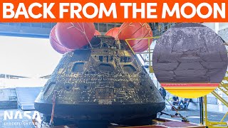 Orion Heatshield Aftermath Following Lunar Return | Artemis I