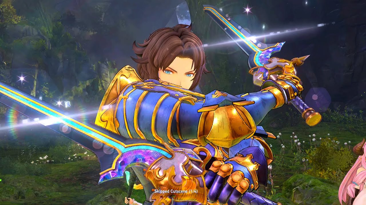 Lancelot Granblue Fantasy Relink Multiplayer Gameplay 4 Players Co-op ...