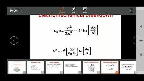 Breakdown In Solid Medium