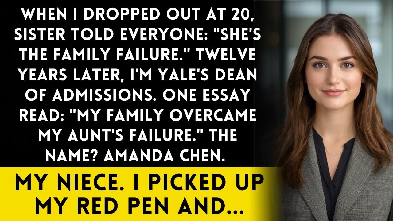 Sister Called Me  Family Failure    Her Daughter's Essay Landed On My Desk