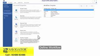 012 Navigator-DMS : Define Workflow Templates