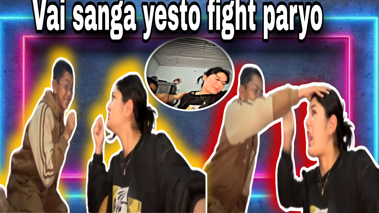 Vai sanga fight paryo kina 😂😂//preeti vlogs