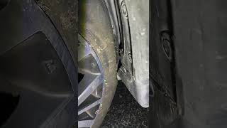 Car repair cost after hitting a curb