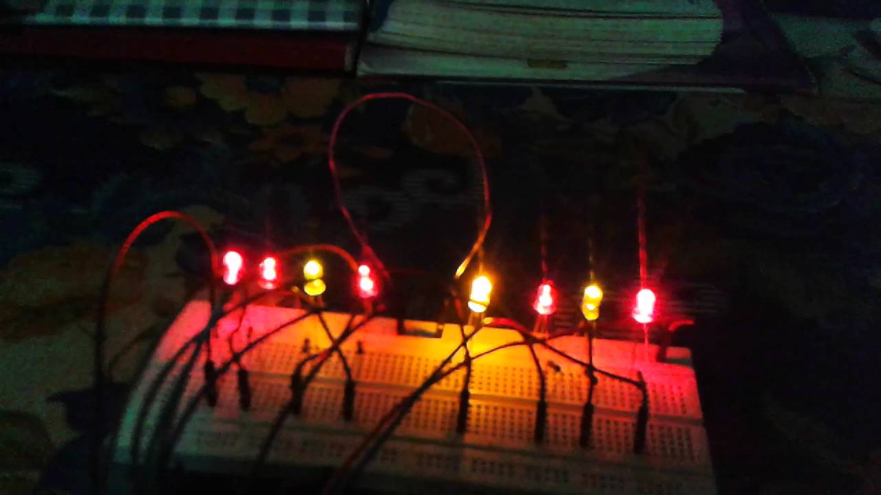 TEST ARDUINO LED 8 VER 1 - YouTube
