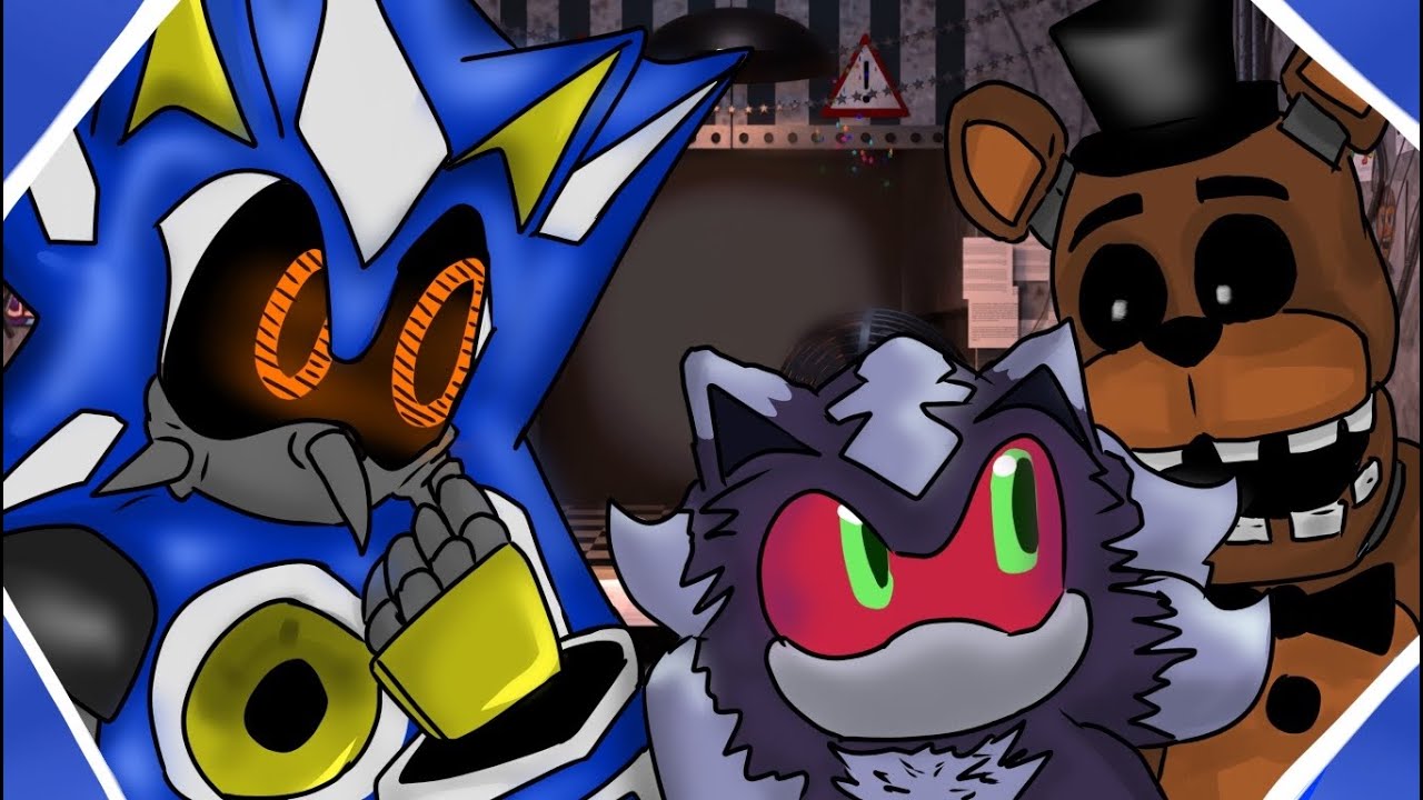 NEO METAL SONIC Y SU EQUIPO SE ENFRENTA FIVE NIGHTS AT FREDDY'S/roblox