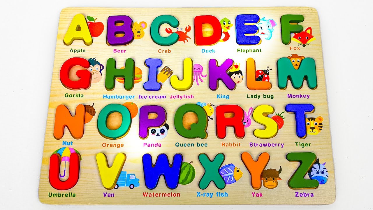 Лучший пазл Learn ABC | Видео с развивающей игрушкой для дошкольников