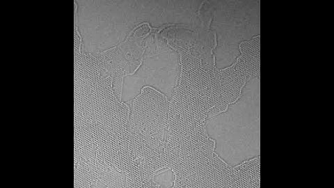 Developing Nanoelectronics: Interaction of  a Boron Nitride Membrane Under an Electron Beam